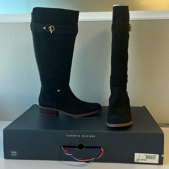 Tommy Hilfiger Shoes - Tommy Hilfiger Leather Suede Knee High Boots
